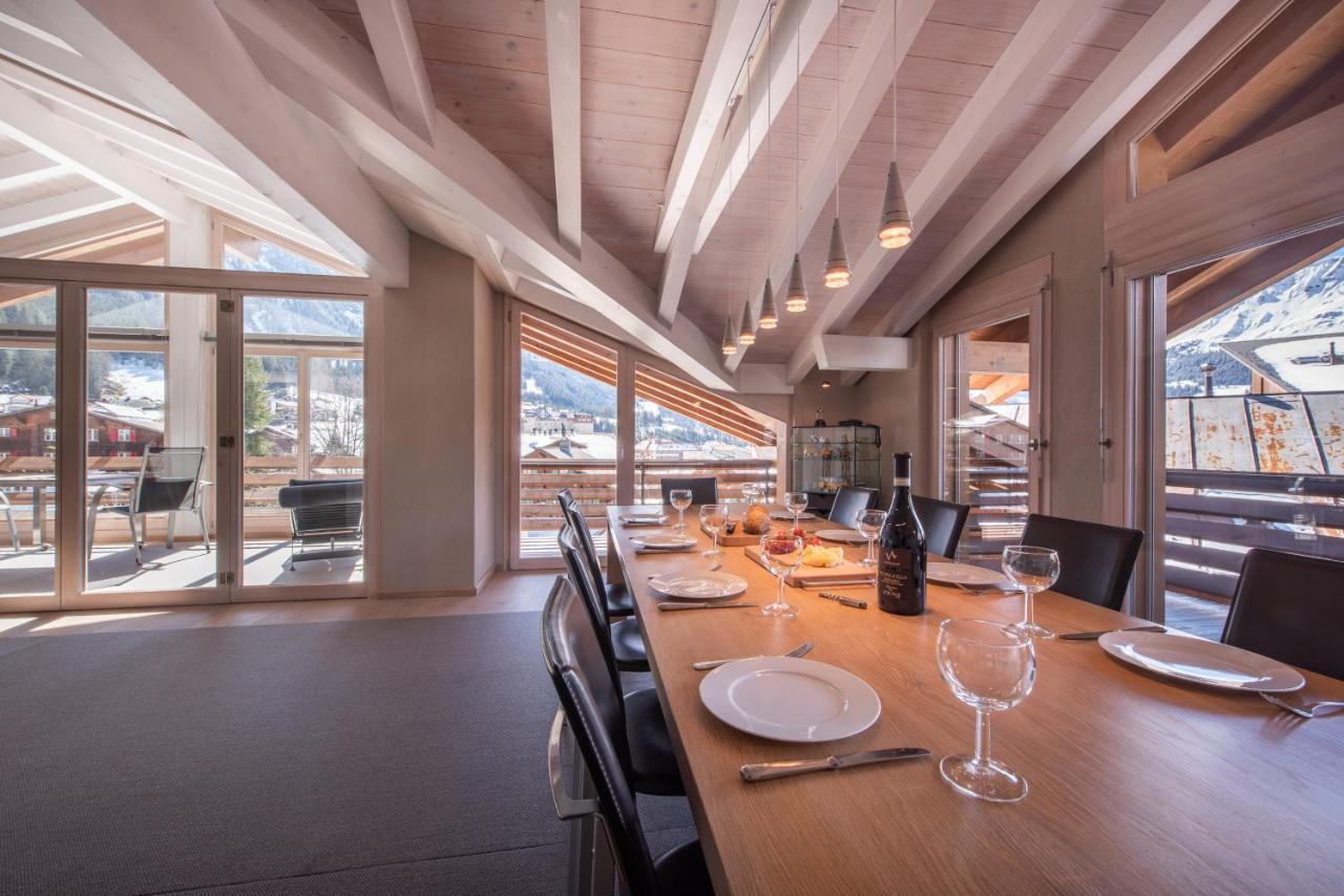 Chalet Schneehoren Penthouse Wengen Buitenkant foto