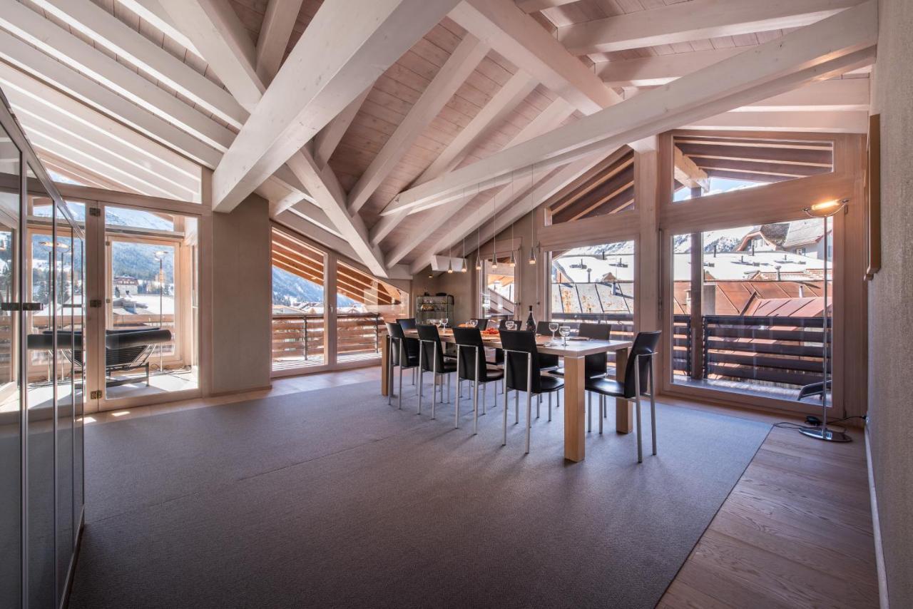 Chalet Schneehoren Penthouse Wengen Buitenkant foto