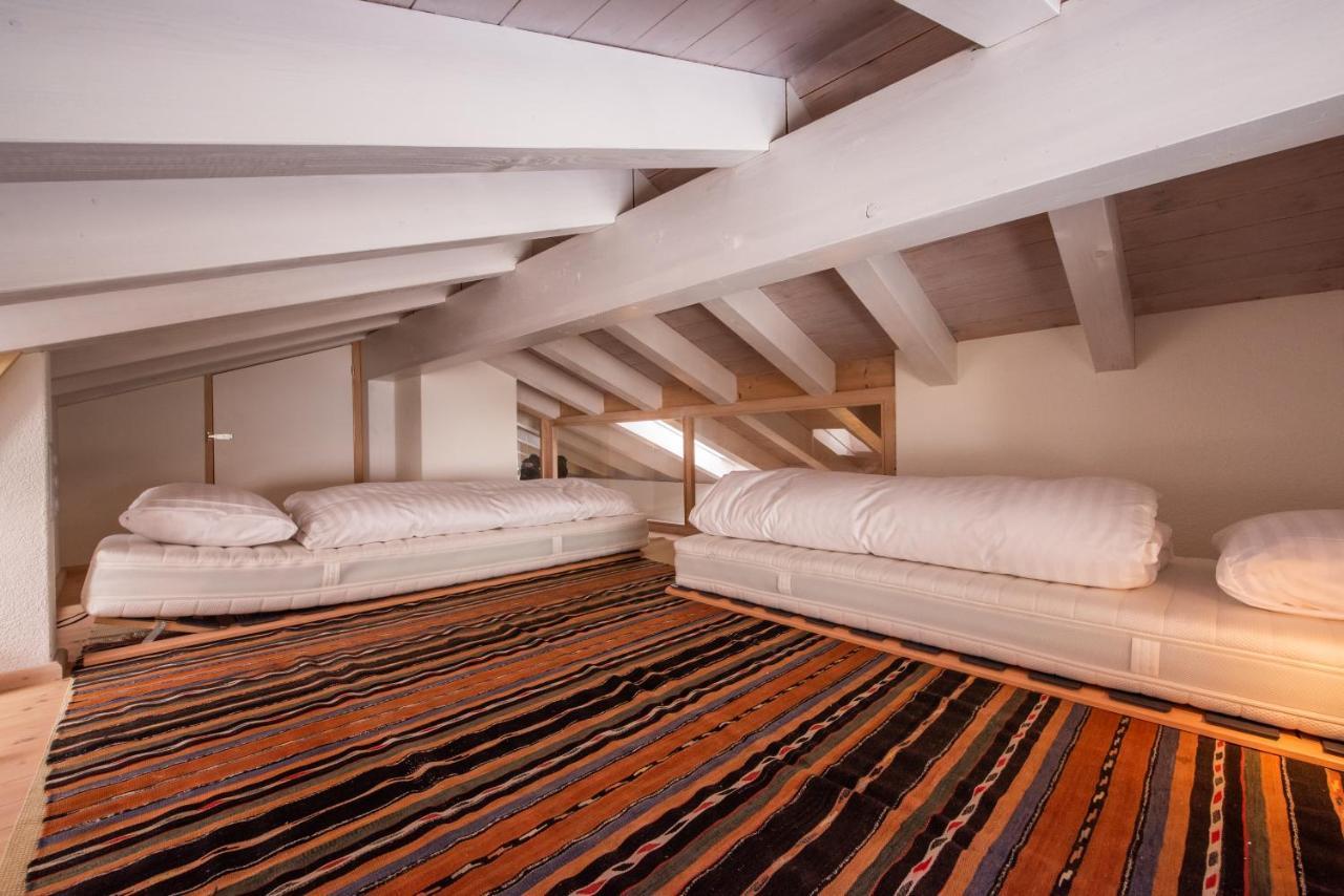 Chalet Schneehoren Penthouse Wengen Buitenkant foto